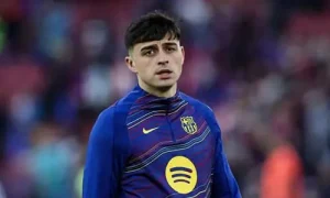 مشاهدة بيدري يشعر بالإرهاق بينما يكافح برشلونة لتحقيق الفوز على رايو فاليكانو بث مباشر كورة جول